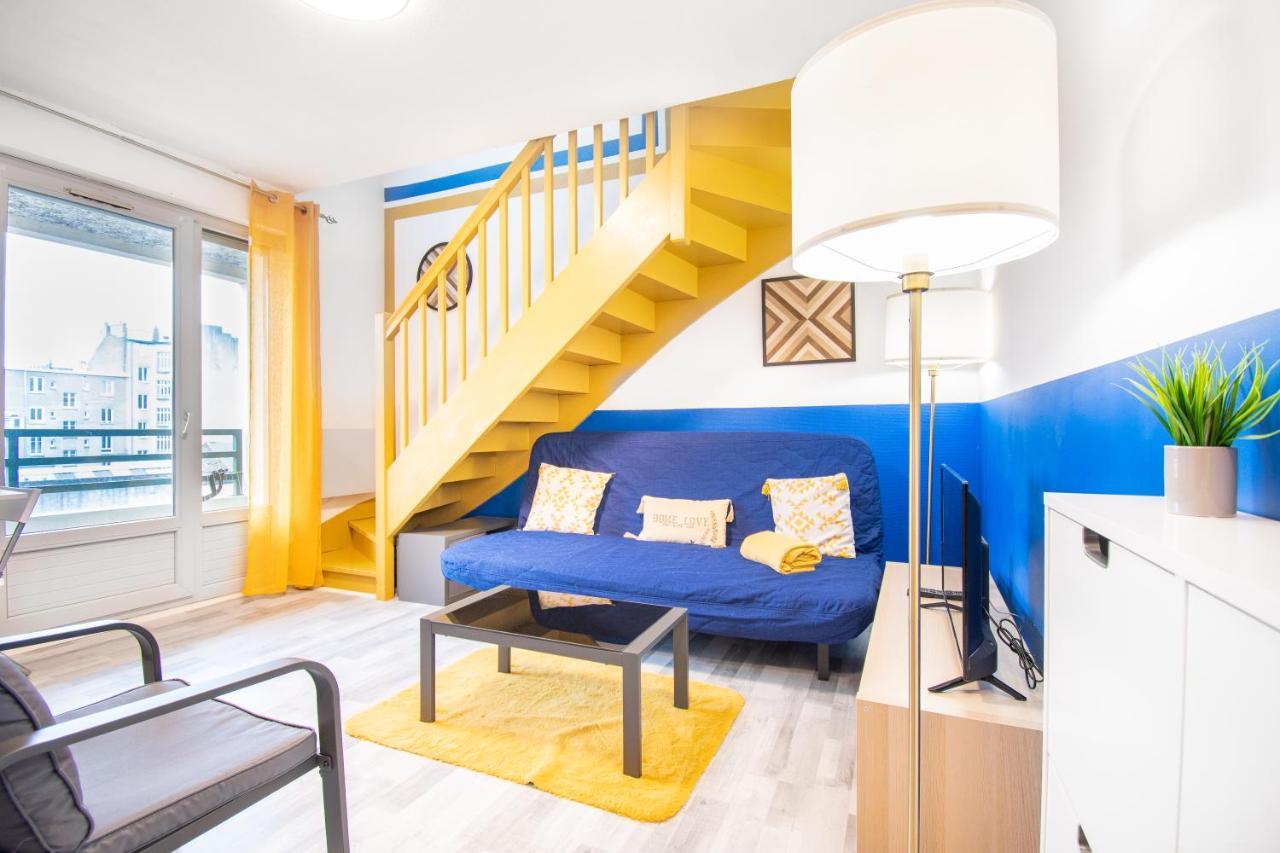 Charmant T2 sur Île de Nantes avec Parking et Balcon Extérieur photo